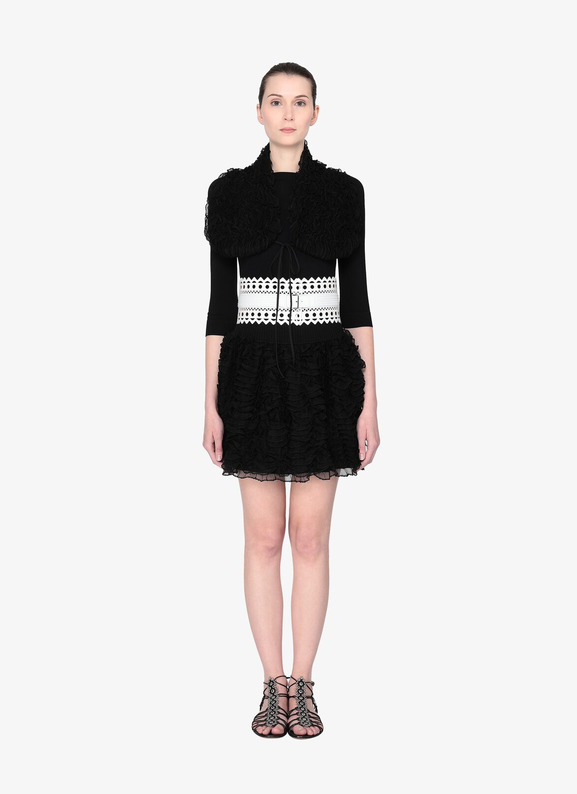 Top Senza Maniche ALAÏA TOP SENZA MANICHE NERO